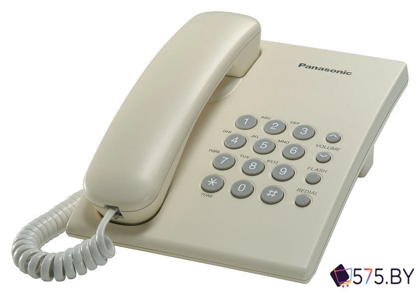 Проводной телефон Panasonic KX-TS2350RUB (черный) в магазине 575.by