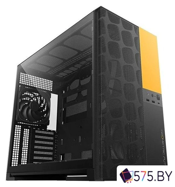 Корпус Geometric Future Model 5 Vent 5FAN (черный/желтый) в магазине 575.by
