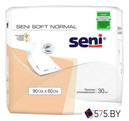 Пеленки Seni Soft Normal 90x60 см (30 шт) в магазине 575.by