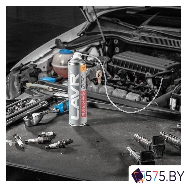 Присадка в цилиндр Lavr Пенная раскоксовка Express 400 мл Ln2511 в магазине 575.by