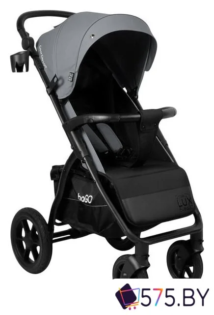 Коляска прогулочная «книга» Bubago Model Cross City Lux BG 168-3 (темно-серый) в магазине 575.by