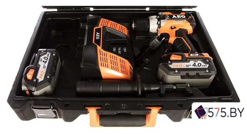 Ударная дрель-шуруповерт AEG Powertools BSB 18C2BL LI-402C 4935464097 (с 2-мя АКБ, кейс) в магазине 575.by