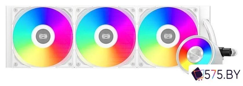 Система жидкостного охлаждения для процессора PCCooler DA360 Pro ARGB (белый) в магазине 575.by