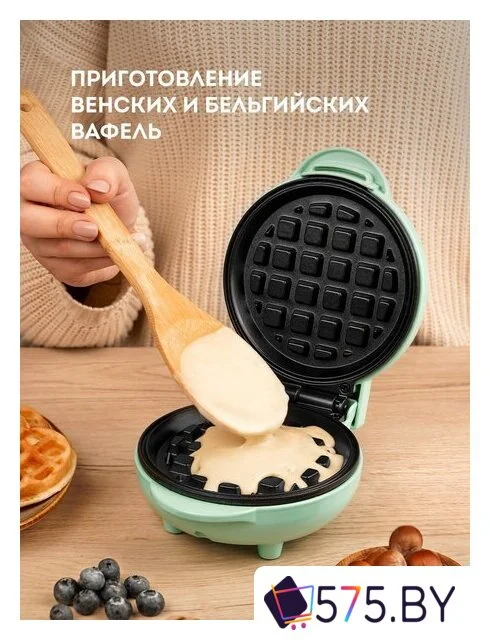 Вафельница Galaxy Line GL2979 (мятный) в магазине 575.by