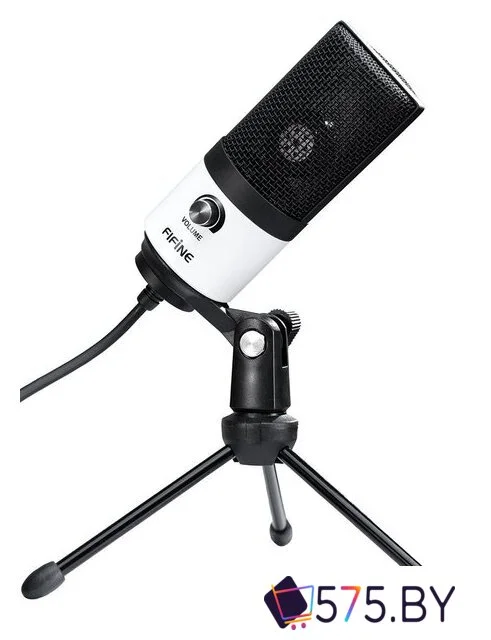 Проводной микрофон FIFINE K669 (белый) в магазине 575.by