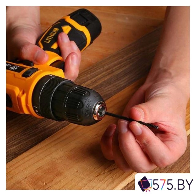 Дрель-шуруповерт Deko Banger SET 93 063-4168 (с 2-мя АКБ, кейс, набор оснастки) в магазине 575.by