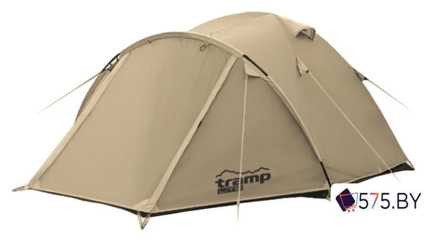 Треккинговая палатка Tramp Lite Camp 4 (песочный) в магазине 575.by