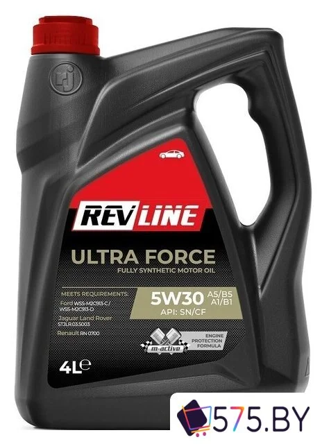 Моторное масло Revline Ultra Force A5/B5 5W-30 4л в магазине 575.by