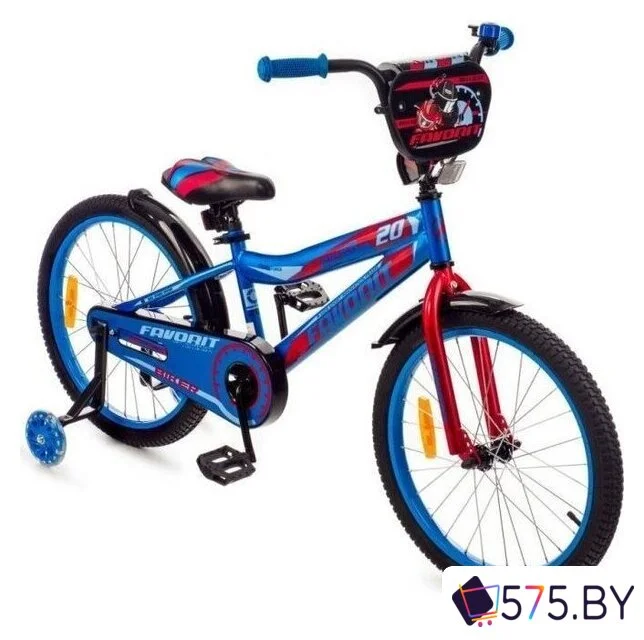 Детский велосипед Favorit Biker 20 BIK-20BR (синий/красный) в магазине 575.by