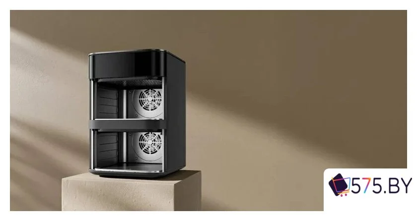 Аэрогриль (аэрофритюрница) Xiaomi Smart Double Stack Air Fryer 12L MAF-DS1201 (евровилка, черный) в магазине 575.by