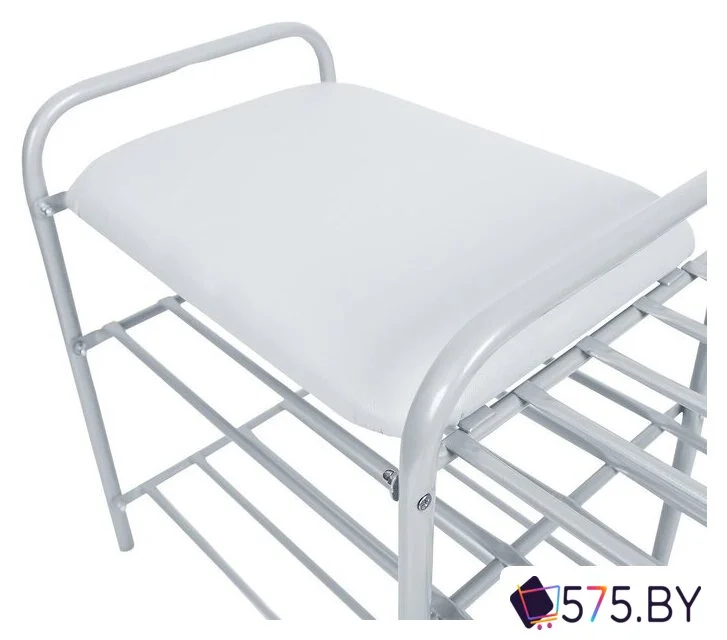 Полка для обуви Nika ЭТЛ3-1/МС (светло-серый/матовый серый) в магазине 575.by