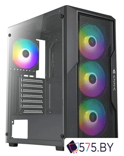 Корпус AZZA Fighter (черный) в магазине 575.by