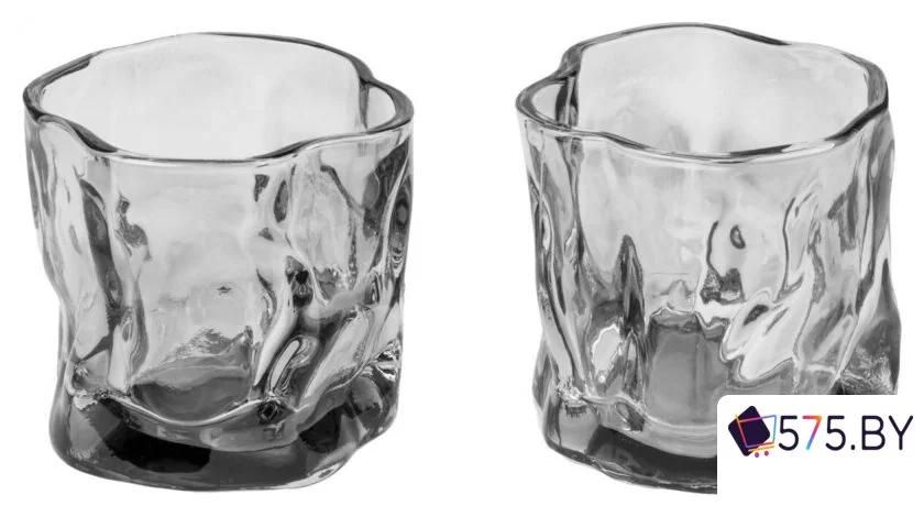 Набор стаканов для воды и напитков Perfecto Linea Ice Rock Smoke Grey 31-290400 в магазине 575.by