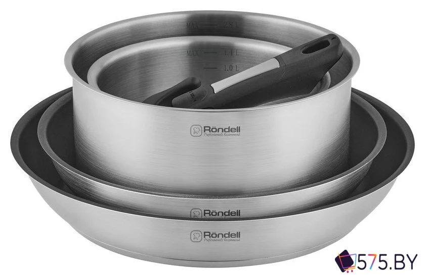 Набор кастрюль Rondell Stark RDS-1315 в магазине 575.by