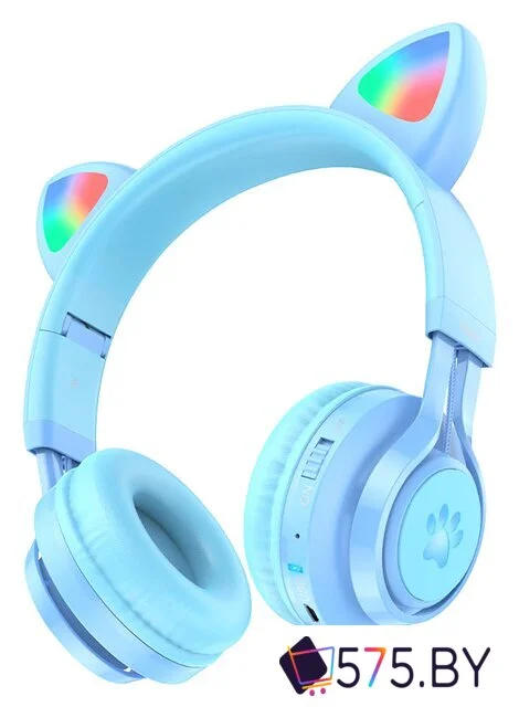 Наушники Hoco W39 (голубой) в магазине 575.by