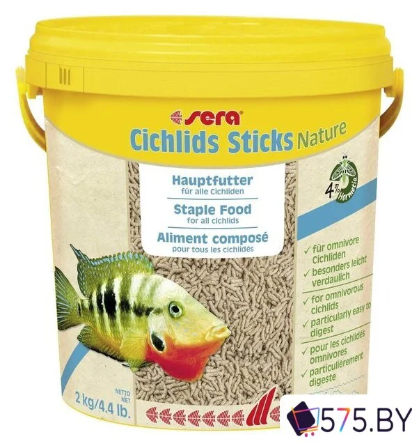 Сухой корм Sera Cichlids Sticks Nature 2 кг в магазине 575.by