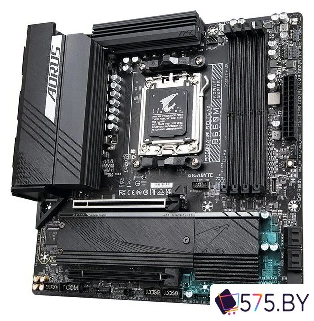 Материнская плата Gigabyte B650M Aorus Elite AX (rev. 1.0) в магазине 575.by