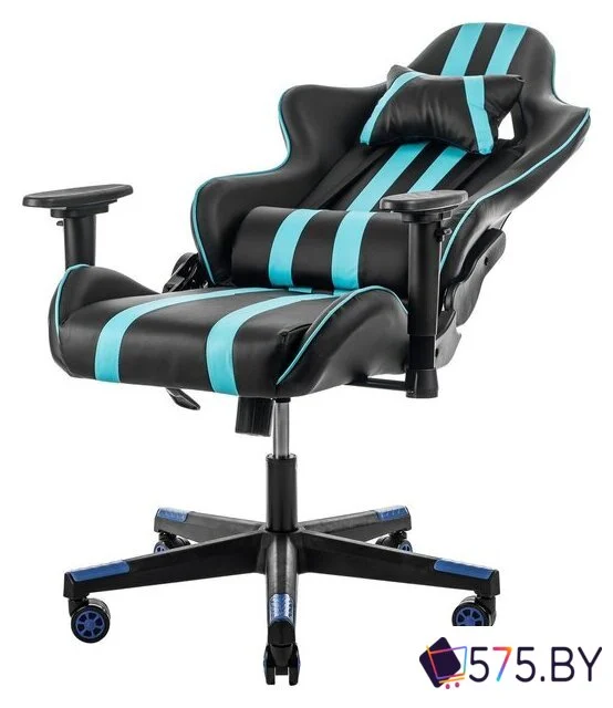 Игровое (геймерское) кресло Mio Tesoro Control 8051 (черный/синий) в магазине 575.by