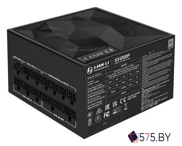 Блок питания Lian Li SX Platinum 1200 G9P.SX1200P.B000.RU в магазине 575.by