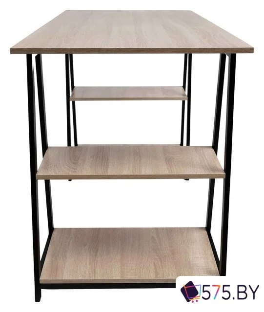 Стол AksHome Topaz 86202 (светлый дуб/черный) в магазине 575.by