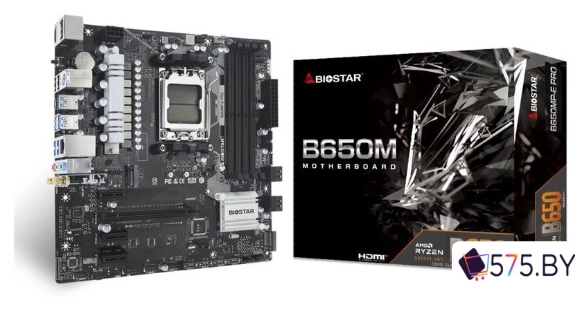 Материнская плата BIOSTAR B650MP-E Pro Ver. 6.0 в магазине 575.by