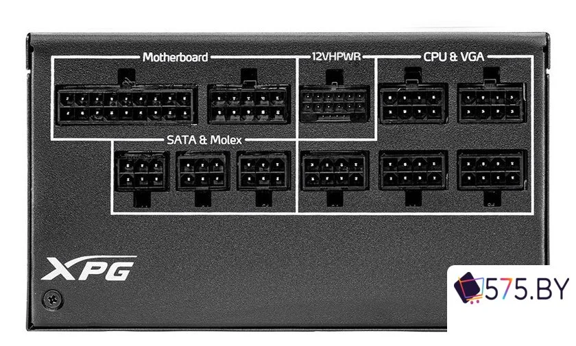Блок питания ADATA XPG Cybercore II 1000W CYBERCOREII1000P-BKCEU в магазине 575.by