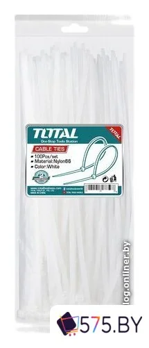 Стяжка для кабеля Total THTCT8001 (100 шт)