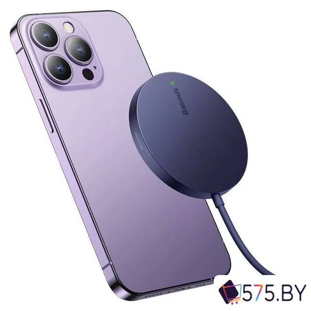 Беспроводное зарядное Baseus Simple Mini3 Magnetic Wireless Charger 15W CCJJ040205 в магазине 575.by