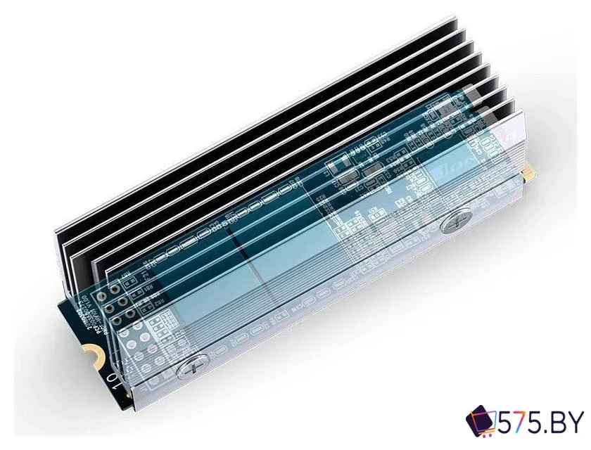 Радиатор для SSD Jonsbo M201 (серебристый) в магазине 575.by