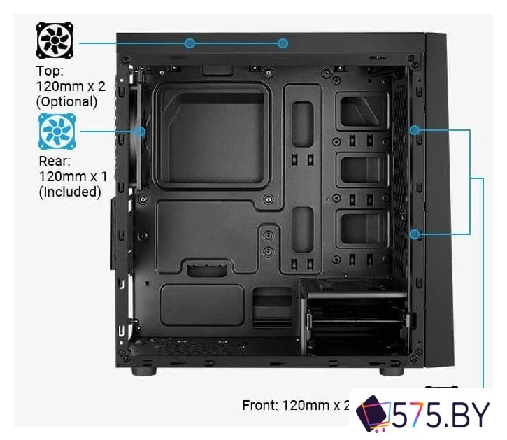 Корпус AeroCool Bolt Mini-G-BK-v1 в магазине 575.by