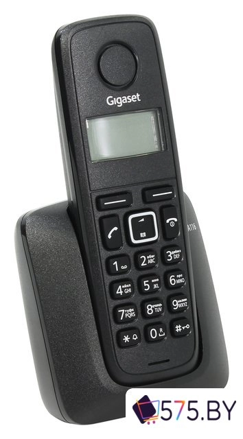 Радиотелефон Gigaset A116 (черный) в магазине 575.by