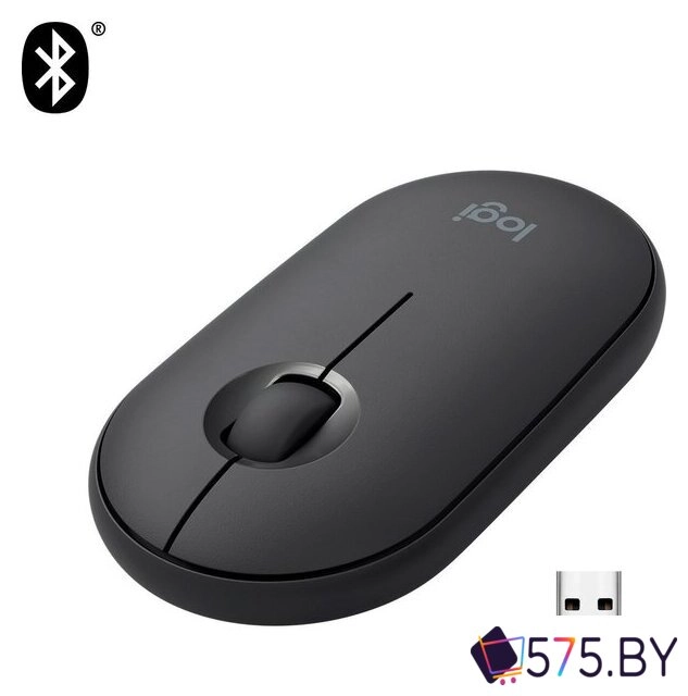Мышь Logitech M350 Pebble (графит) в магазине 575.by