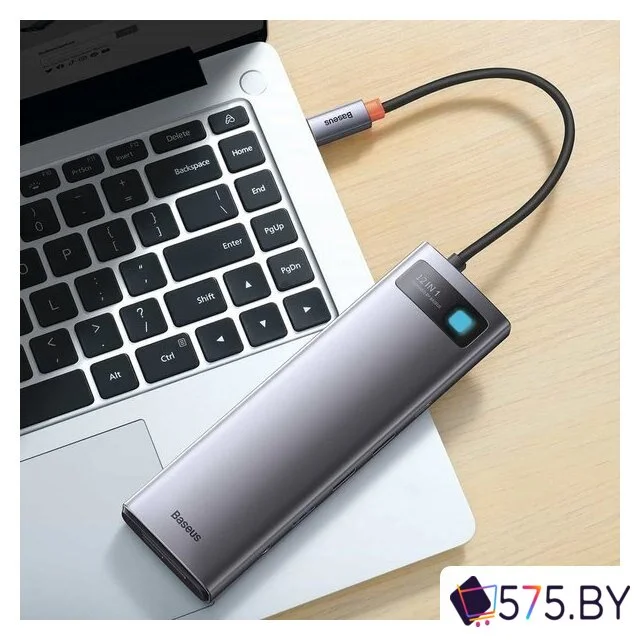 Док-станция Baseus Metal Gleam Series 12-in-1 Multifunctional Type-C Hub Docking Station WKWG020213 в магазине 575.by