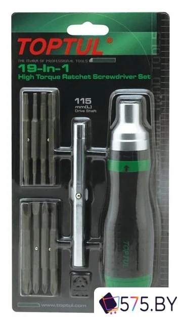 Набор оснастки для электроинструмента Toptul GAAR1002 10 предметов в магазине 575.by