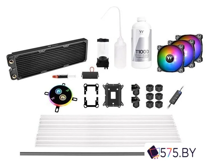 Система жидкостного охлаждения для процессора Thermaltake Pacific C360 DDC Hard Tube Water Cooling Kit CL-W243-CU12SW-A в магазине 575.by