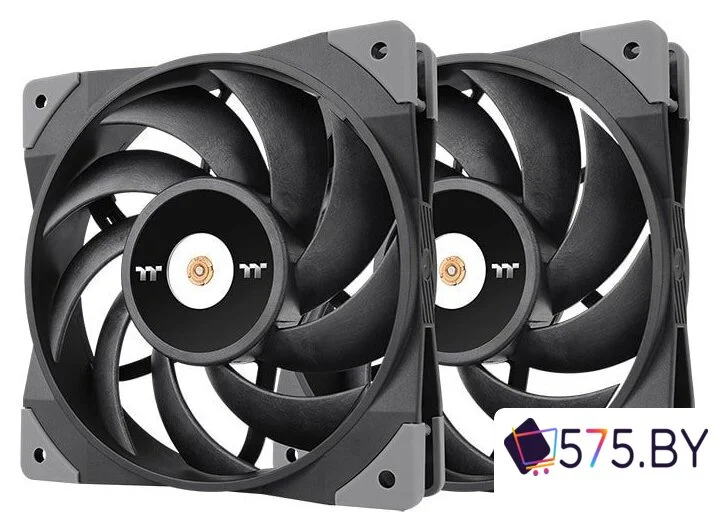 Комплект вентиляторов для корпуса Thermaltake ToughFan 12 2-Fan Pack CL-F082-PL12BL-A в магазине 575.by
