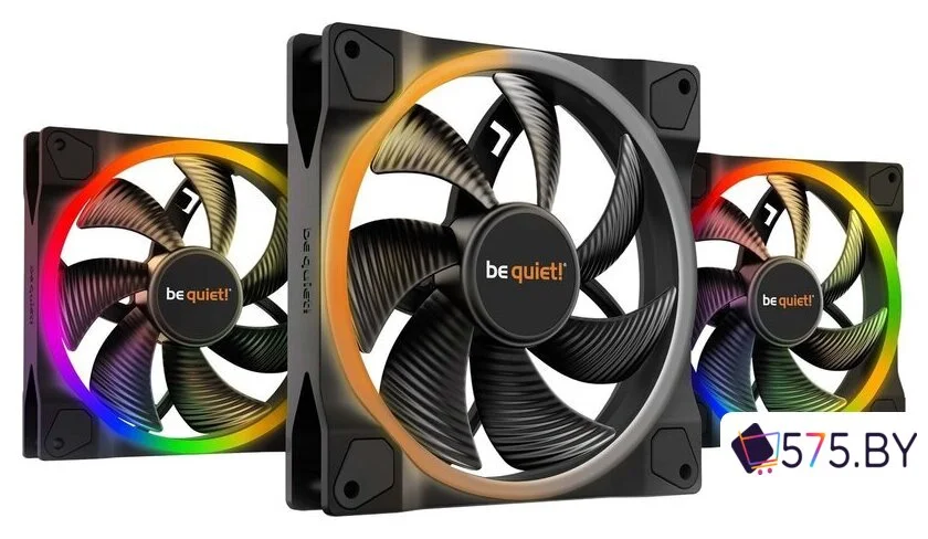 Комплект вентиляторов для корпуса с контроллером be quiet! Light Wings 140mm PWM High-Speed Triple-Pack BL079 в магазине 575.by