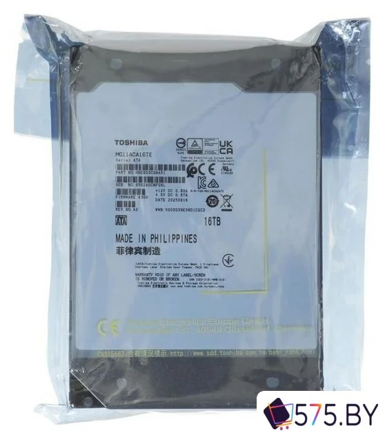 Жесткий диск Toshiba MG11 16TB MG11ACA16TE в магазине 575.by