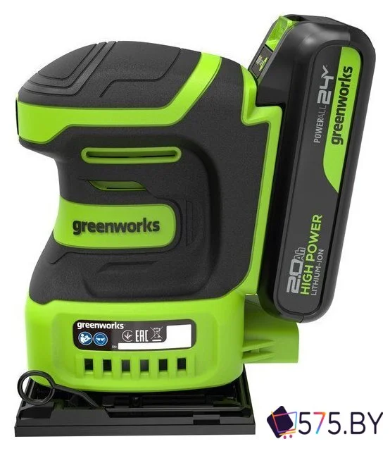 Виброшлифмашина Greenworks G24SS14 3100507CUA (с 1-им АКБ) в магазине 575.by