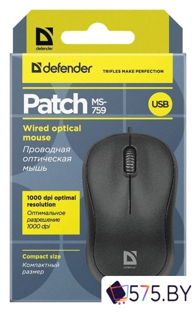 Мышь Defender Patch MS-759 в магазине 575.by