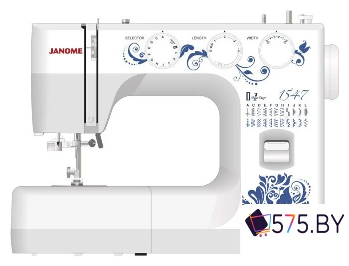 Электромеханическая швейная машина Janome 1547 в магазине 575.by