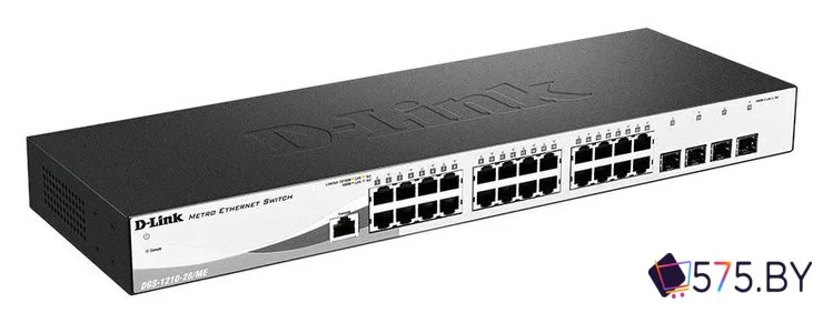 Управляемый коммутатор 2-го уровня D-Link DGS-1210-28/ME/A2B в магазине 575.by