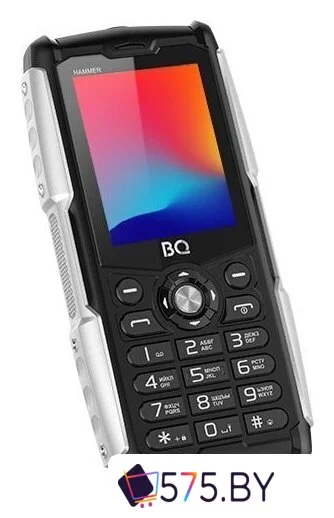 Кнопочный телефон BQ BQ-2449 Hammer (черный)