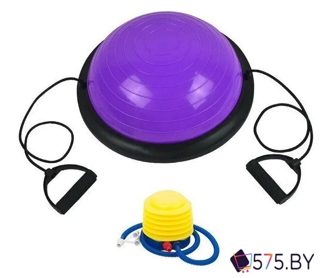 Балансир AMETIST Bosu Ball (фиолетовый) в магазине 575.by