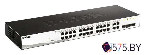 Настраиваемый коммутатор D-Link DGS-1210-28/F3A в магазине 575.by