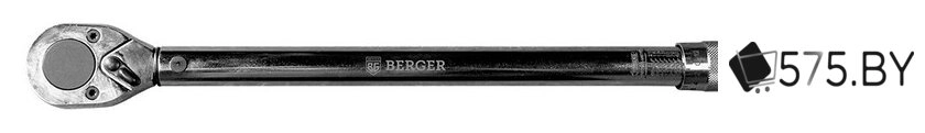 Гаечный ключ Berger Динанометр. щелчкового типа 1/2" 28-210Нм с головками BG2370 (13 предметов) в магазине 575.by