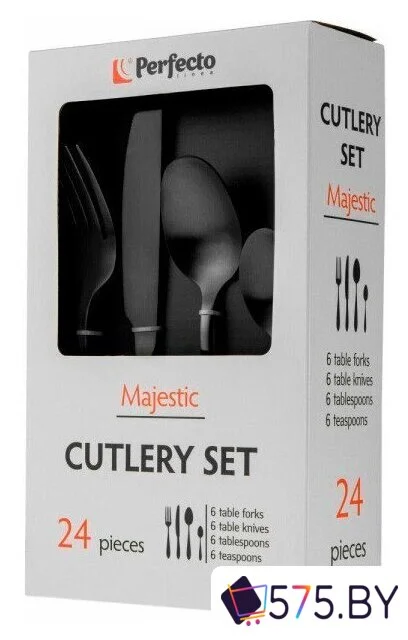Набор столовых приборов Perfecto Linea Majestic 21-250130BLM в магазине 575.by