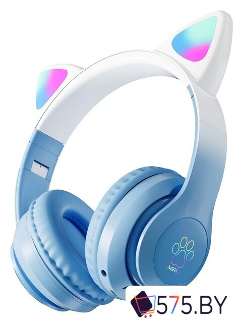 Наушники Miru Cat EP-W10 (голубой) в магазине 575.by