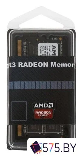 Оперативная память AMD Radeon R5 Entertainment Series 4ГБ DDR3 1600 МГц R534G1601S1S-U в магазине 575.by