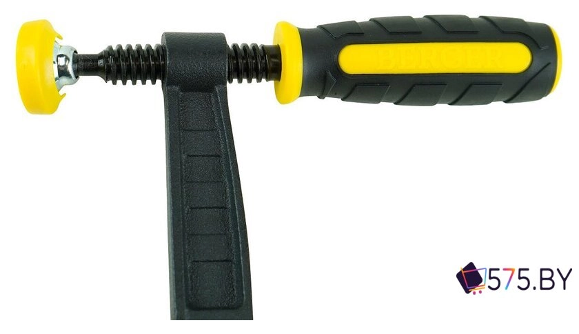 Струбцина Berger F-образная 80x500мм, зажим до 270кг BG1938 в магазине 575.by